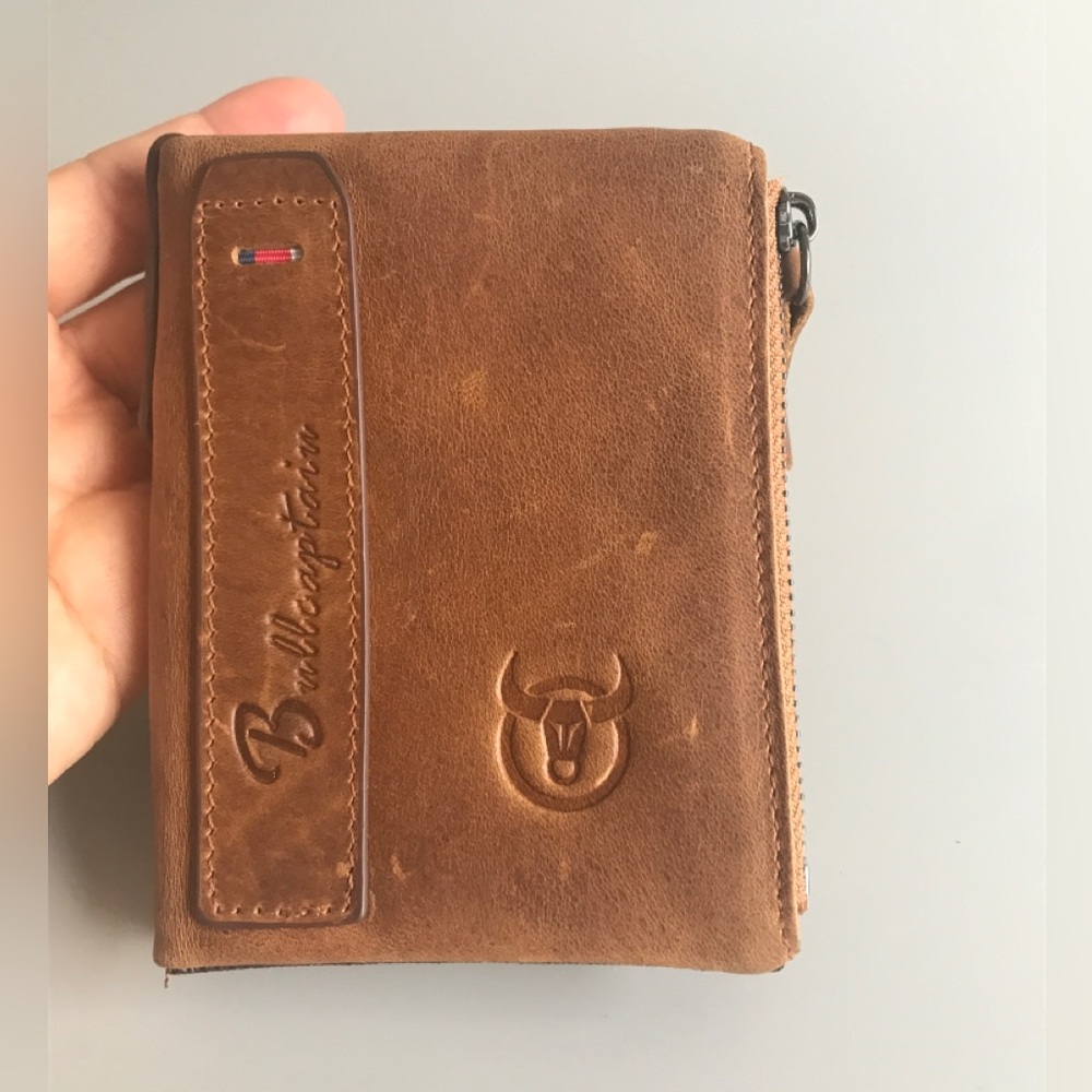 Bullcaptain Men’s Leather Wallet